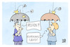 Cartoon: Pannen-Flugzeug (small) by Kostas Koufogiorgos tagged karikatur,koufogiorgos,regierungsflieger,panne,regen,schrauben,technik