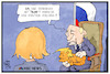 Cartoon: Putin und Trump (small) by Kostas Koufogiorgos tagged karikatur,koufogiorgos,illustration,cartoon,putin,trump,pate,mafia,katze,interview,medien,journalistin,nbc,russland,usa