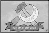 Cartoon: SPD-Logo (small) by Kostas Koufogiorgos tagged karikatur,koufogiorgos,illustration,cartoon,spd,logo,juso,kühnert,sozialismus,kommunismus,hammer,sichel,hartz,iv,partei,sozialdemokratie