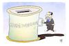 Cartoon: Spendenaffäre (small) by Kostas Koufogiorgos tagged karikatur,koufogiorgos,illustration,cartoon,spende,spahn,gesundheitsministerium,geld,korruption