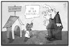Cartoon: Steigende Mieten (small) by Kostas Koufogiorgos tagged karikatur,koufogiorgos,illustration,cartoon,hundehütte,familie,michel,mittelschicht,miete,wucher,wohnung,preis