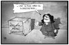 Cartoon: Tarifeinheitsgesetz (small) by Kostas Koufogiorgos tagged karikatur,koufogiorgos,illustration,cartoon,tarifeinheitsgesetz,gdl,paket,gewerkschaft,streikrecht,arbeitnehmer,gesetz,grundrecht,nahles,arbeitsministerin,politik