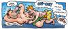 Cartoon: Deoderant (small) by illustrator tagged gay guys hugging licking deoderant 