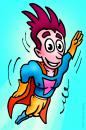 Cartoon: gay action hero (small) by illustrator tagged gay action hero cartoon illustration superman homo flying actionman schwul welleman funpx