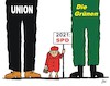 Cartoon: Bundestagswahlen 2021 (small) by JotKa tagged parteien politiker wahlen bundestagswahlen landtagswahlen spd cdu csu union die grünen umfragen umfragewerte bundestag
