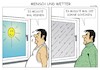 Cartoon: Mensch und Wetter (small) by JotKa tagged mensch,natur,wetter,jahreszeiten,sonne,regen,unzufriedenheit,frühling,sommer,herbst,winter