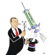 Cartoon: Putin der Magier (small) by JotKa tagged covid,19,corona,virus,pandemie,impfen,impfstoff,putin,moskau,russland,wissenschaft,forschung,politik,politiker