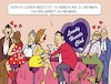 Cartoon: Sich zu lieben (small) by JotKa tagged liebe,beziehungen,verhältnis,geschlechter,mann,frau,nassauer,er,sie,betrüger,heiratsschwindler,gesellschaft,meetings