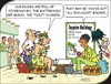 Cartoon: All inclusive (small) by JotKa tagged holiday,hotelroom,dirt,vermin,expensive,bad,foo,dirty,room,cleaning,litter,adventure,sun,beach,sea,leisure,tour,guide,touroperator