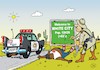 Cartoon: Update (small) by JotKa tagged update,rassismus,rassist,rassenvorurteile,farbige,neger,polizei,sheriff,südstaaten,usa,auto,kaktus,einwohnerzahlen,ortsschild