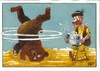 Cartoon: Modern bear dance (small) by Dluho tagged bear