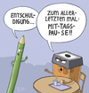 Cartoon: ... (small) by Tobias Wieland tagged spitzer,stift,mittag,pause,mittagspause,arbeit,job