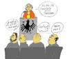 Cartoon: Etwas abwesend (small) by Marbez tagged abwesend,zuhörer,männer