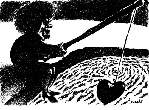 cartoon fishing pics. Cartoon: fishing for love