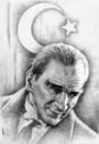 Cartoon: Mustafa Kemal Ataturk (small) by Medi Belortaja tagged mustafa,kemal,ataturk