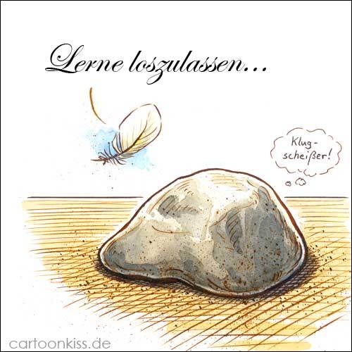 Cartoon: Loslassen (medium) by Riemann tagged philosophie,selfhelp,advice,new,age,talk,selbsthilfe,guru