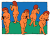 Cartoon: La Danse by Matisse (small) by Riemann tagged smart,phone,internet,digital,art,history,classic,paintings,la,danse,matisse,der,tanz,handy,modern,times,cartoon,george,riemann