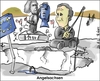 Cartoon: EU Gipfel (small) by Philipp Weber tagged england,eu,widerstand,thatcher,cameron,money,back