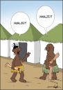 Cartoon: Kannibalen (small) by luftzone tagged kannibalen essen mahlzeit cannibals eat cartoon