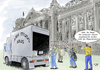 Cartoon: Bundestag Hacker (small) by Ago tagged bundestag,hacker,angriff,spionage,it,edv,ausspähen,cyberwar,computer,austausch,netzwerk,neu,installation,viren,trojaner,politik,cartoon,karikatur