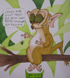 Cartoon: Lenny der Lemur (small) by gore-g tagged jojo,yoyo,lemur,phlegmatisch,spinne,madagaskar