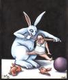 Cartoon: Rabbit Prokrust (small) by Revyakin tagged rabbit,prokrust,philosophy