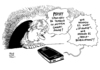 Cartoon: NSA Spionage Smartphones (small) by Schwarwel tagged nsa,spionage,abhörskandal,abhörung,us,usa,smartphone,iphone,telefon,trendbeobachtung,karikatur,schwarwel