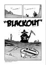 Cartoon: Blackout (small) by stewie tagged death,tod,meer,sea,boat,boot,ship,schiff,darkness,dunkelheit,end,ende