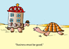 Cartoon: Business (small) by Alexei Talimonov tagged business,snails