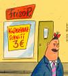 Cartoon: haarschnitt (small) by Peter Thulke tagged haare frisör männer geld sparen schnäppchen