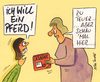 Cartoon: pferd (small) by Peter Thulke tagged pferdefleisch,lasagne