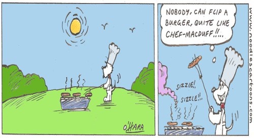 Cartoon: Chef Macduff!. (medium) by noodles cartoons tagged dog,chef,food,cooking