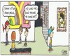 Cartoon: modern art gallery (small) by noodles cartoons tagged abstract,art,gallery,modern,coco,sunny,hamish