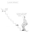 Cartoon: Lucky Lucky... (small) by Christian BOB Born tagged pandemie,lockdown,corona,haustiere,fressen