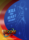 Cartoon: Kill the Beast (small) by elle62 tagged spacegirl,skateboard,sketch
