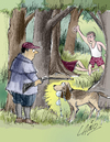 Cartoon: Hunting Dog (small) by LAINO tagged hunting dog