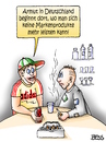 Cartoon: Armut in Deutschland (small) by besscartoon tagged deutschland,männer,arm,reich,armut,klamotten,kleider,markenprodukte,bess,besscartoon