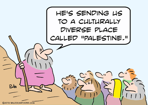 Cartoon: called palestine moses (medium) by rmay tagged called,palestine,moses