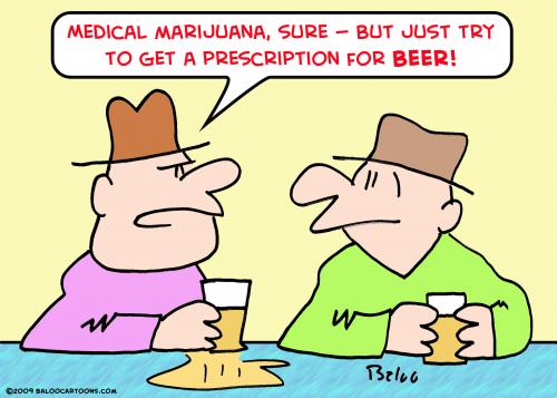 Cartoon: prescription for beer (medium) by rmay tagged prescription,for,beer