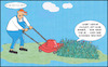 Cartoon: Wir sind Viele (small) by Retlaw tagged rasen gras gefahr tapferkeit