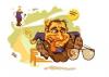 Cartoon: A hooked shot (small) by Phil Jackson tagged golf