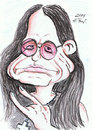 Cartoon: Ozzy Osbourne (small) by DeviantDoodles tagged caricature music famous metal rock singer