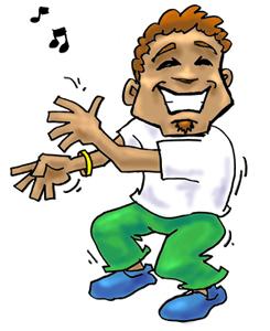 Cartoon: Dancin fool (medium) by karlwimer tagged dancing,man,fun,cartoon