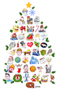 Cartoon: Christmas Holiday Card (small) by karlwimer tagged christmas,new,years,card,tree
