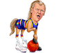 Cartoon: Dan Issel Horse (small) by karlwimer tagged nba,basketball,denver,nuggets,dan,issel,old,school,horse,sports