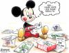 Cartoon: Disney Marvel (small) by karlwimer tagged disney marvel mickey mouse comics entertainment business