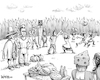 Cartoon: Thanksgiving Alternative Sport (small) by karlwimer tagged thanksgiving,football,sport,pilgrims,indians