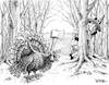 Cartoon: Thanksgiving Create Caption (small) by karlwimer tagged thanksgiving,turkey,axe,autumn