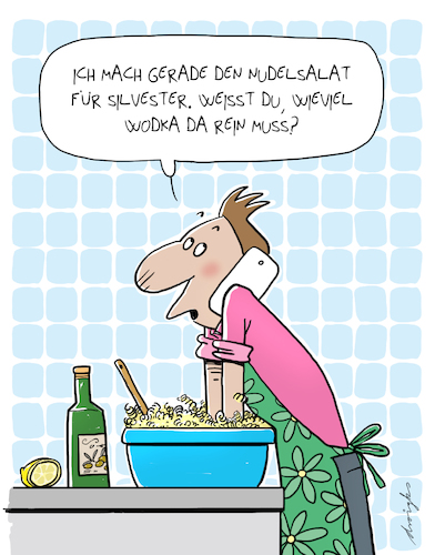 Nudelsalat mit Wodka - mmmhh