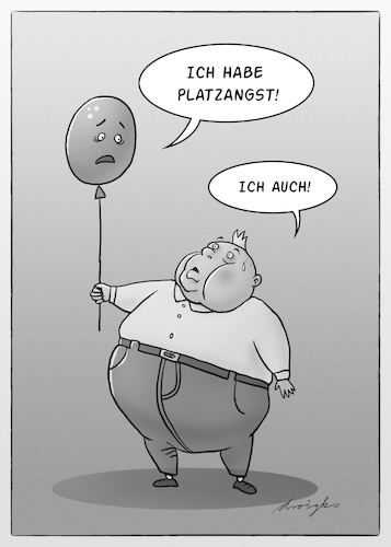 Cartoon: Platzangst (medium) by droigks tagged platzangst,psyche,störung,fettleibigkeit,adipositas,befindlichkeit,droigks,gemütszustand,angst,phobie,platzangst,psyche,störung,fettleibigkeit,adipositas,befindlichkeit,droigks,gemütszustand,angst,phobie